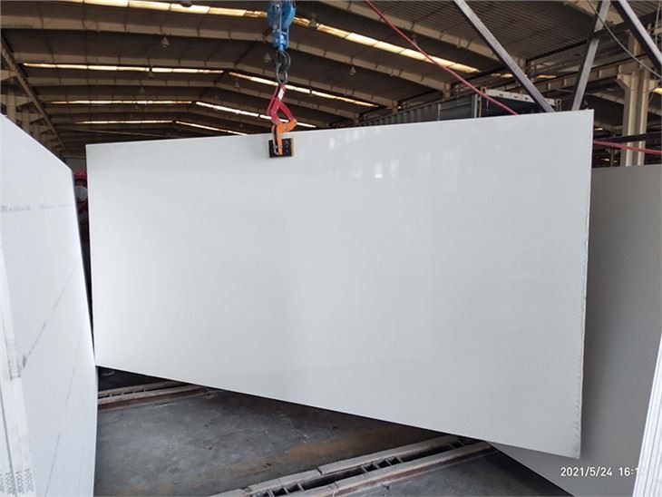 Jumbo storlek kvartsplatta